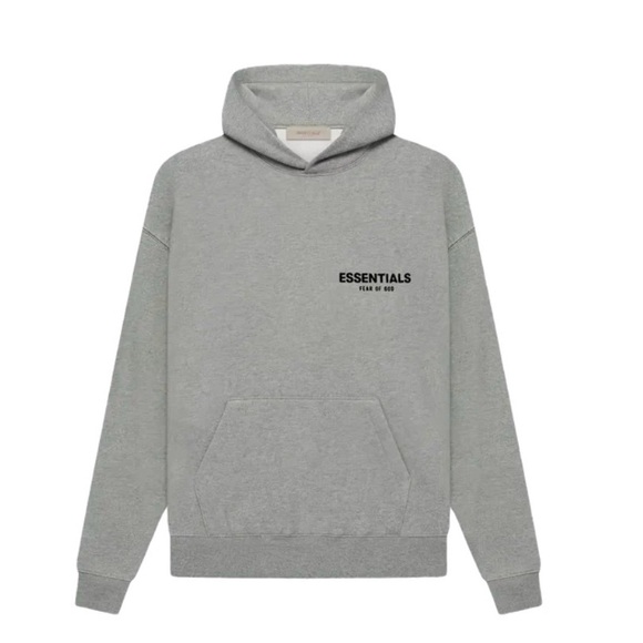 Fear of God ESSENTIALS Dark Oatmeal Pullover Hoodie